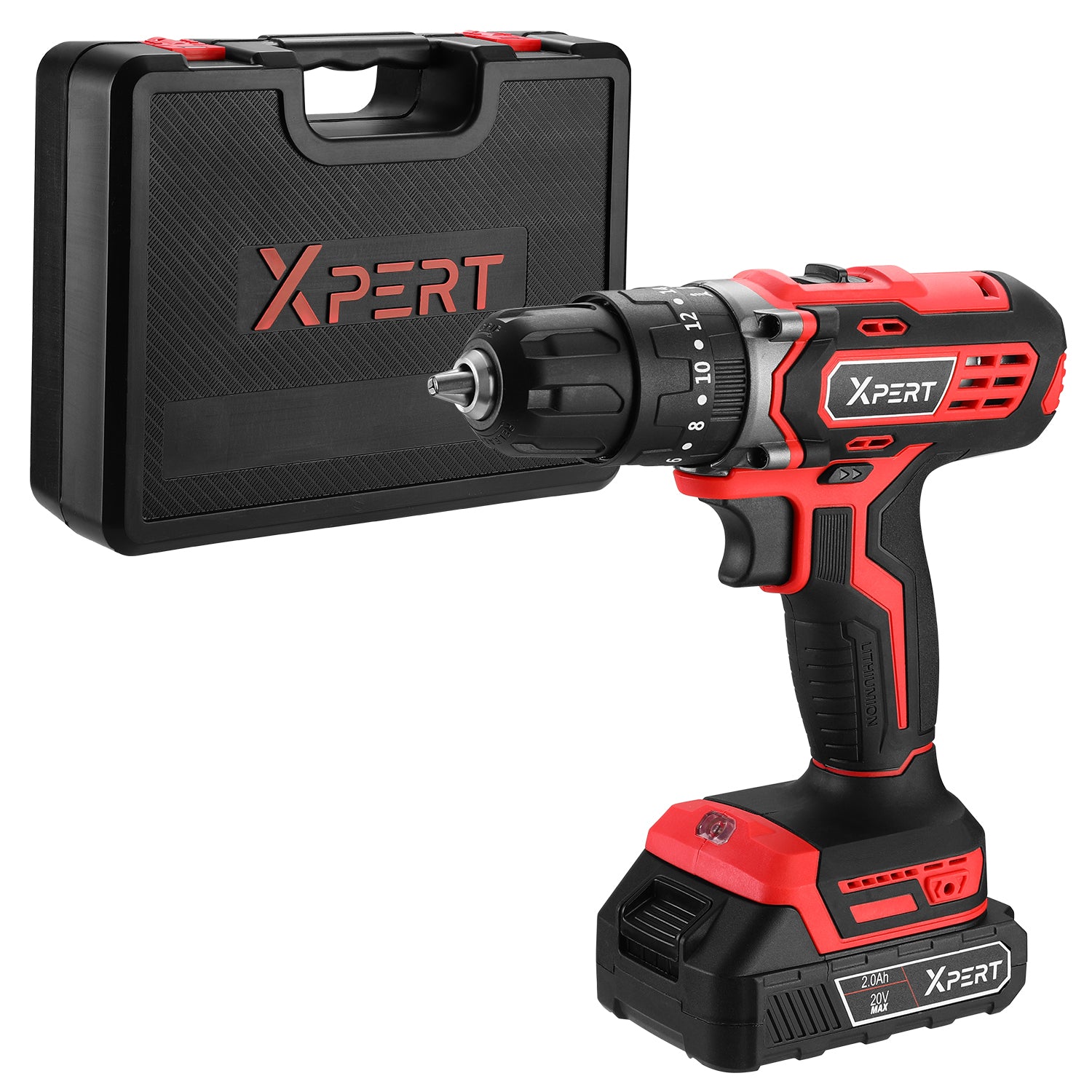 Pinnacle Cordless Drill 20V 55 N.m Electric Power Set Tool with Batter