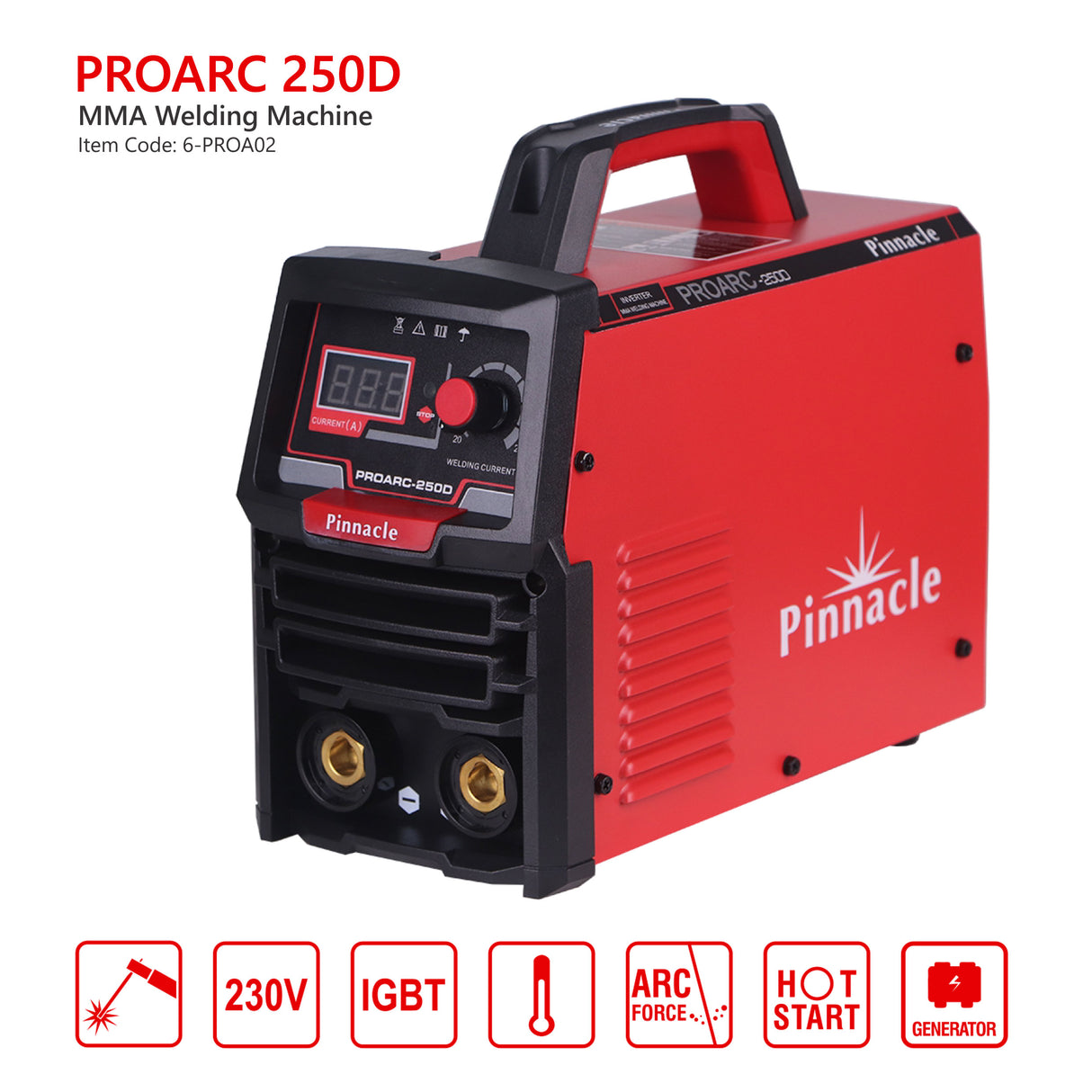 Pinnacle PROARC 250D MMA 160 Amp Welding Machine