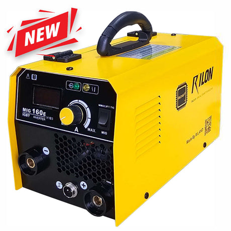 Pinnacle Rilon 160E MIG Welding Machine showcasing its multi-process capabilities in MIG, TIG, and MMA welding