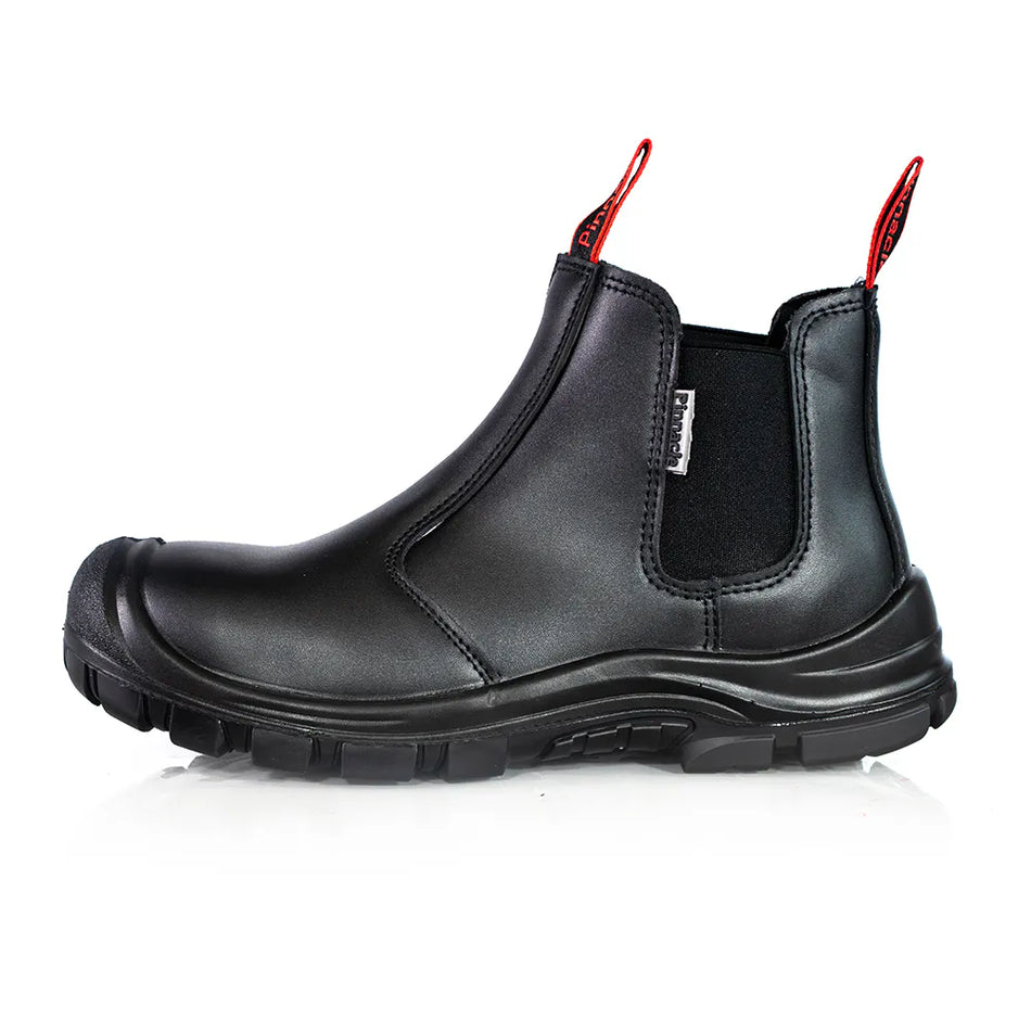 Pinnacle AUSTRA Safety Boots - Chelsea Black / Brown