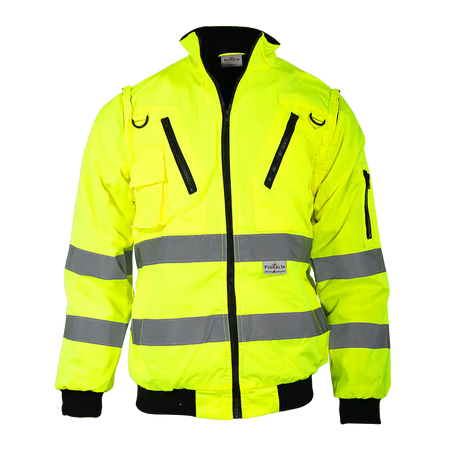Pinnacle Reflective Bunny Jacket Lime