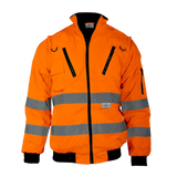 Pinnacle Reflective Bunny Jacket Orange