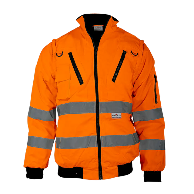 Pinnacle Reflective Bunny Jacket Orange