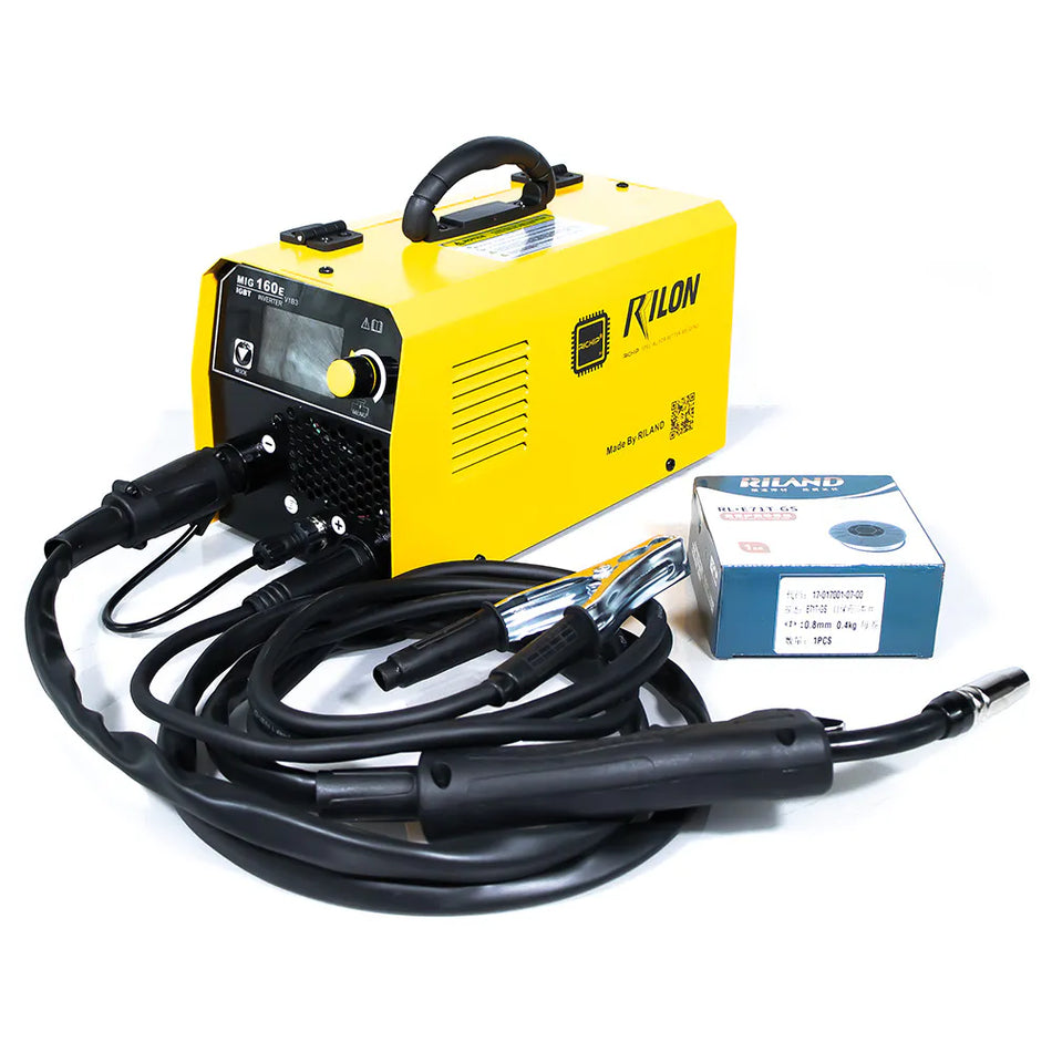 Rilon 160E MIG/MMA Welder - High-Efficiency Gasless MIG Welding Machine