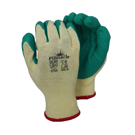 Pinnacle Progrip Rubber Coated Gripper Glove Crinkle Palm