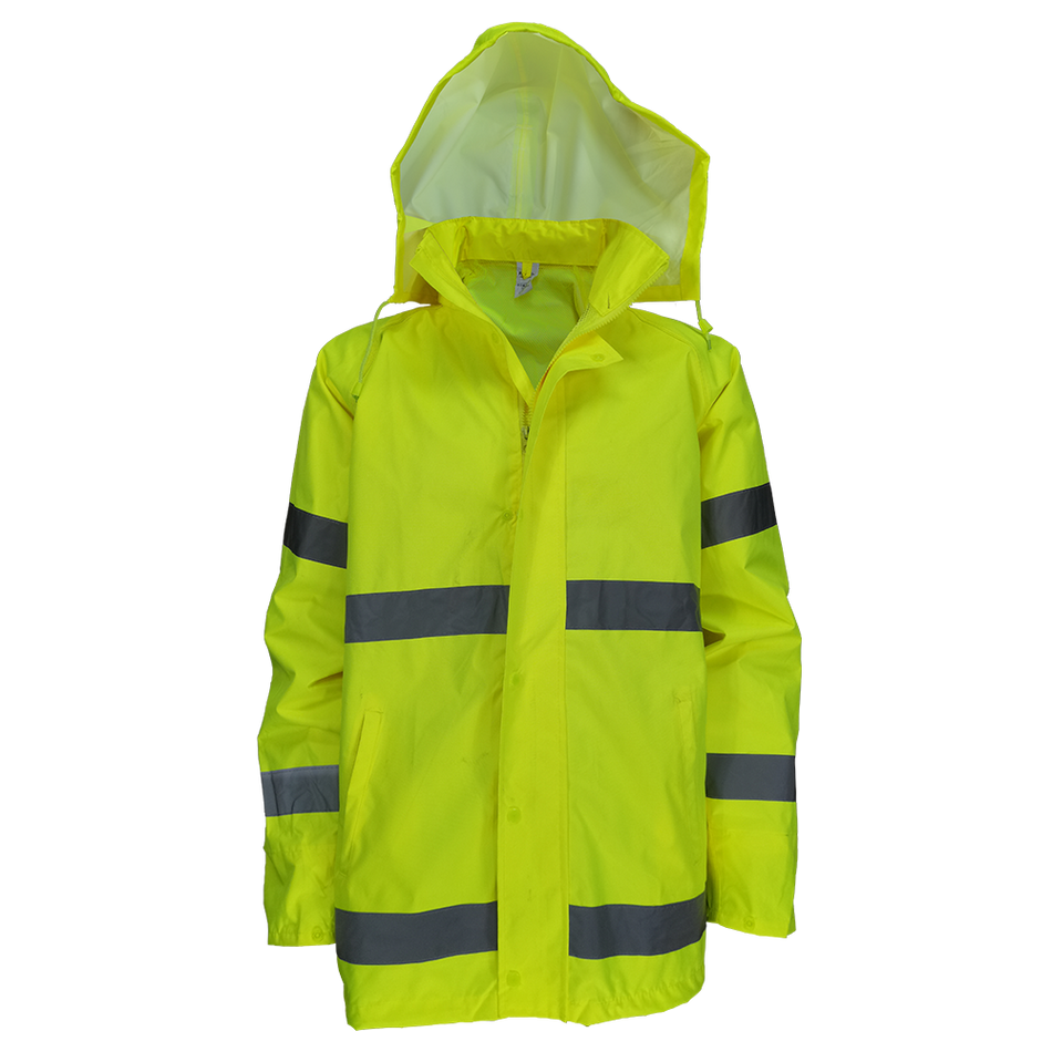 Pinnacle Premium Rain Jacket With Reflective Tape