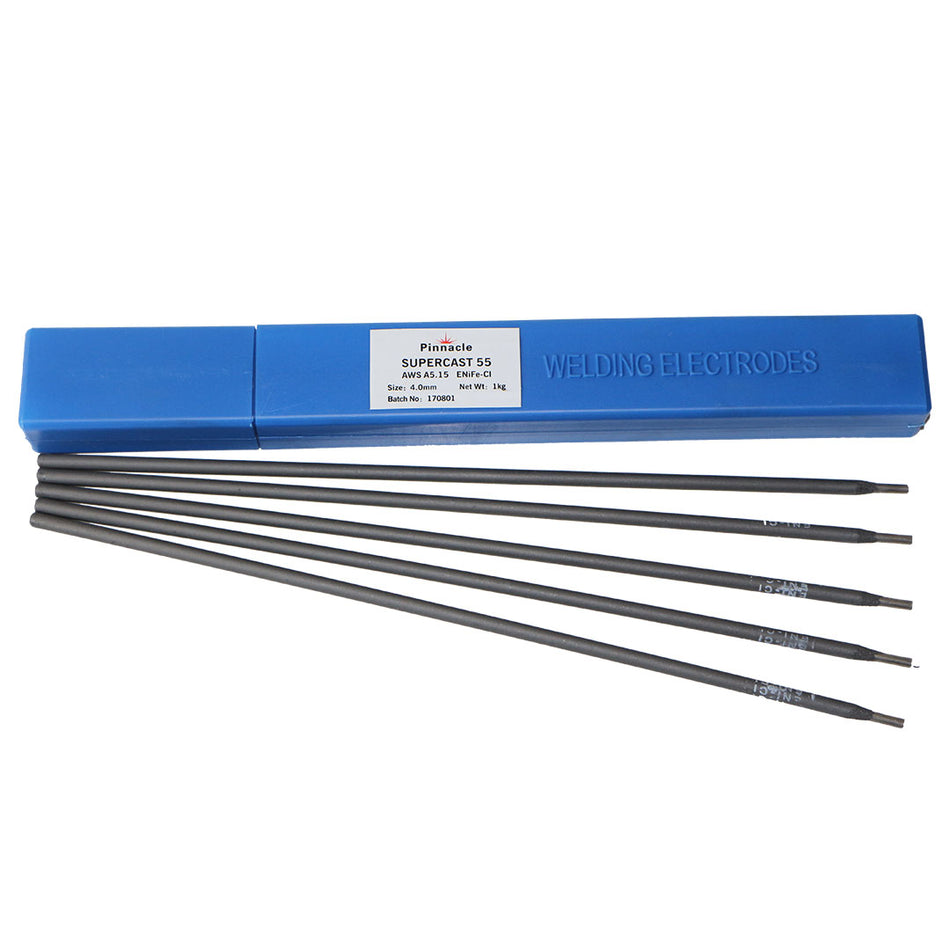 SÜA ENiCl Welding Electrodes - 99% Nickel For Cast Iron, 5 Sticks 1/8" X 12"