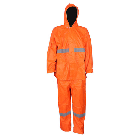 Pinnacle Lime Rubberised Rain Suit