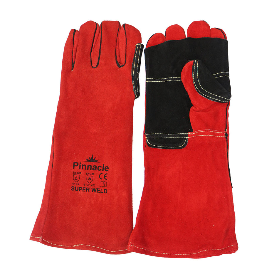 Red Welding Hand Protection
