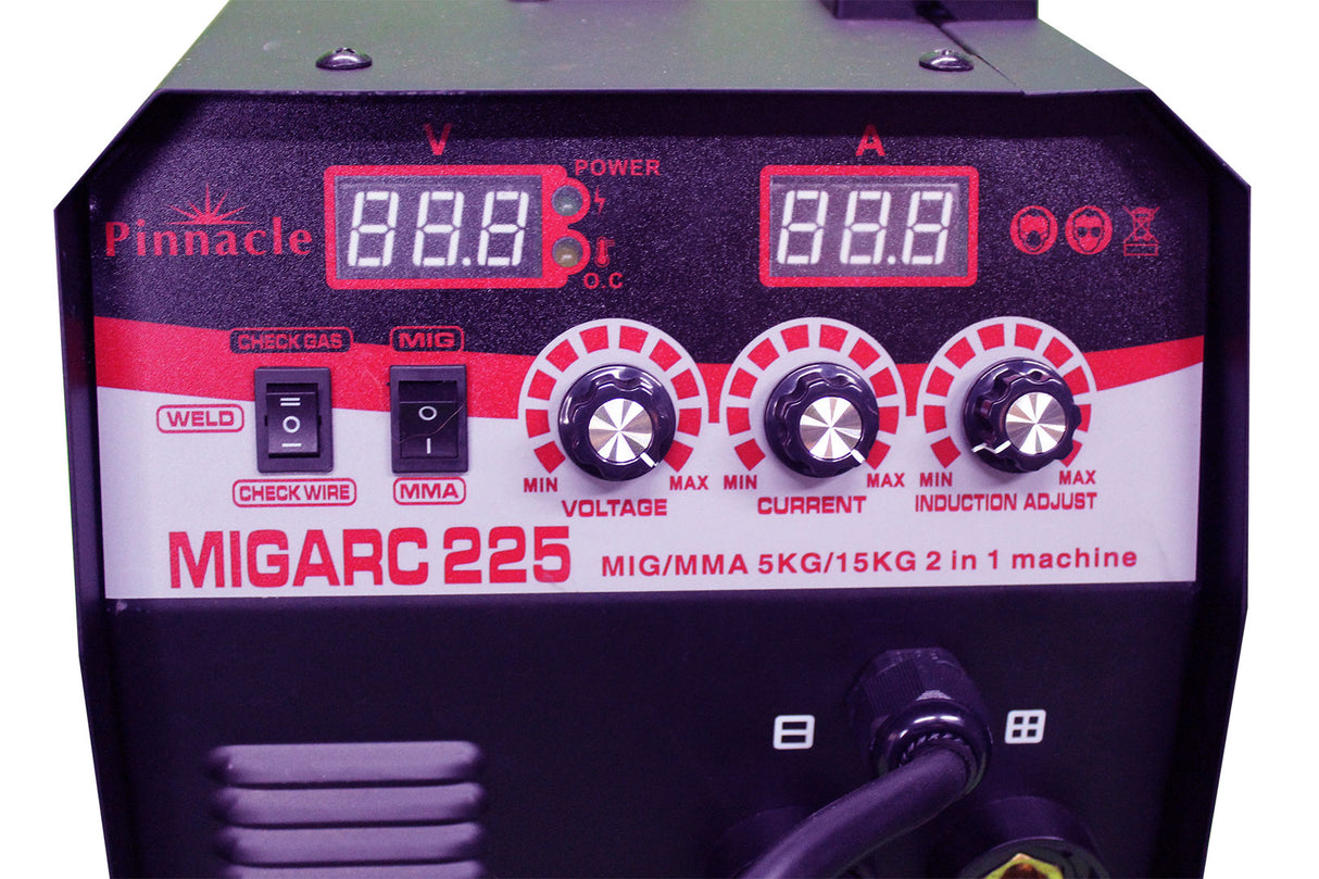 Pinnacle MIGARC 225 5kg/15kg MIG-ARC Welding Inverter