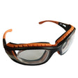 Pinnacle Safety Glasses Spoggle Dual Arm Pieces - Clear