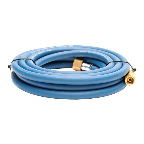 10m Hose Assembly 8mm Oxygen Gas Hose Blue